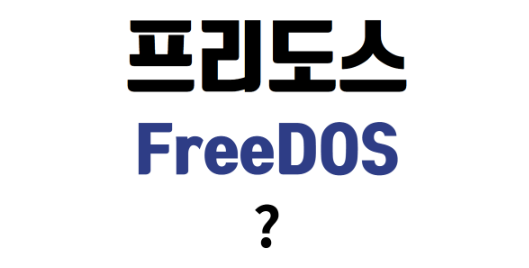 운영체제 미포함, 프리도스(Free-DOS) 노트북 컴퓨터란?